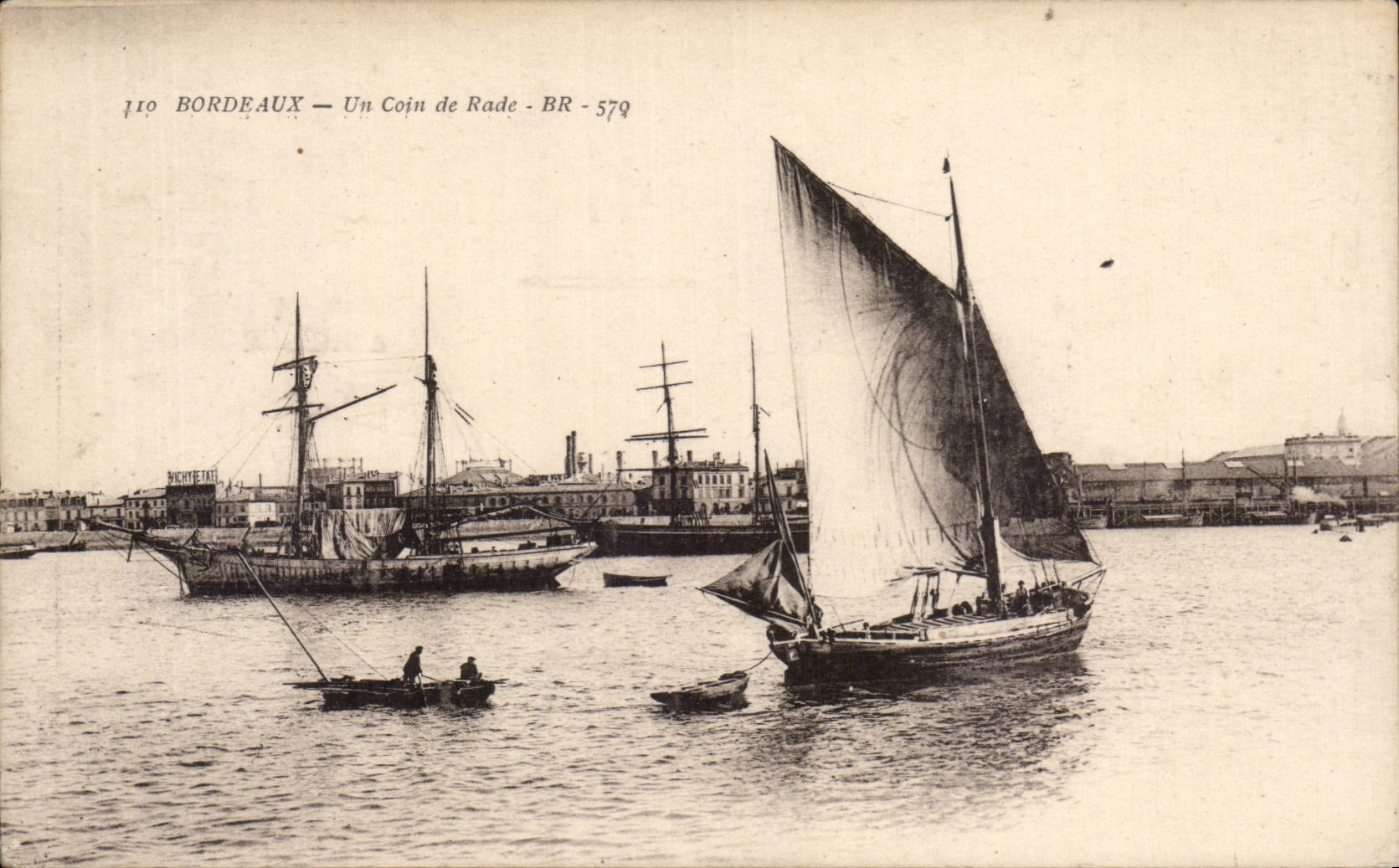 Bordeaux - Un Coin de Rade - CPA 