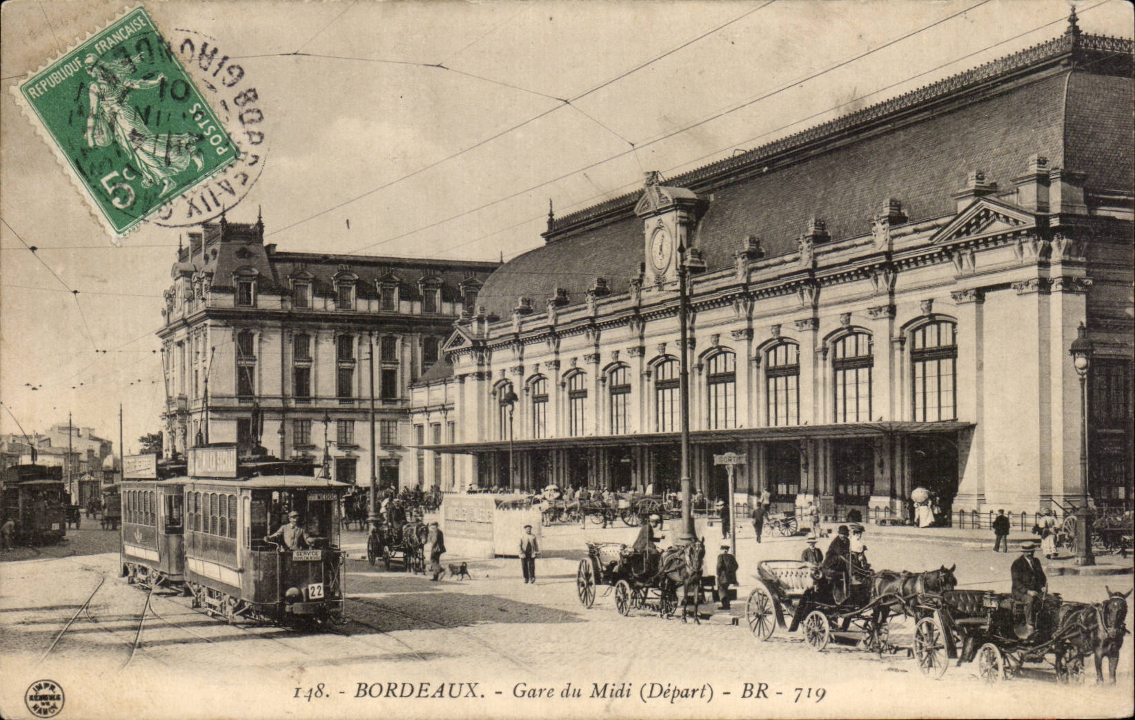 Bordeaux - Gare du Midi (Départ) - BR - 719