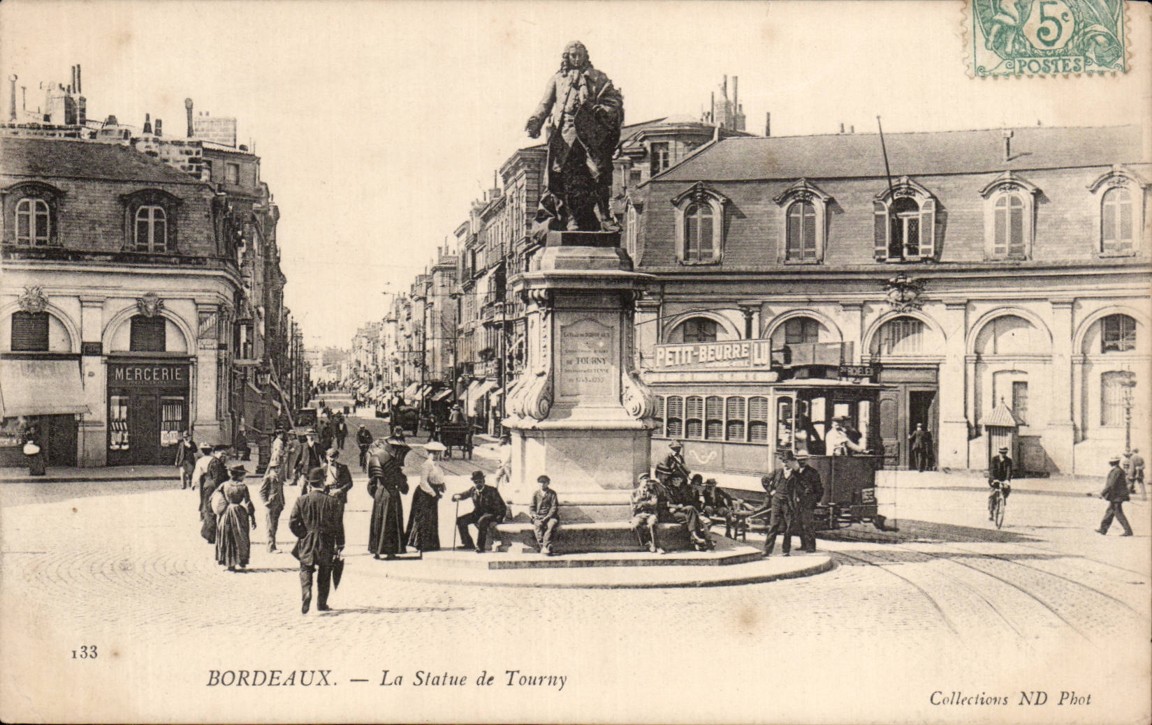 Bordeaux - La Statue de Tourny - CPA 