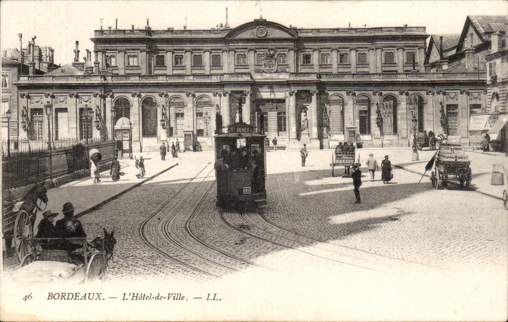 Bordeaux - L'Hotel de Ville - CPA 