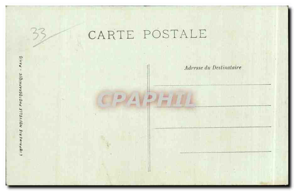 Bordeaux - L'Hotel de Ville - CPA  — Verso