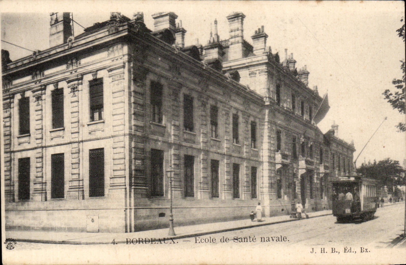 Bordeaux - Ecole de Sante Navale - CPA 