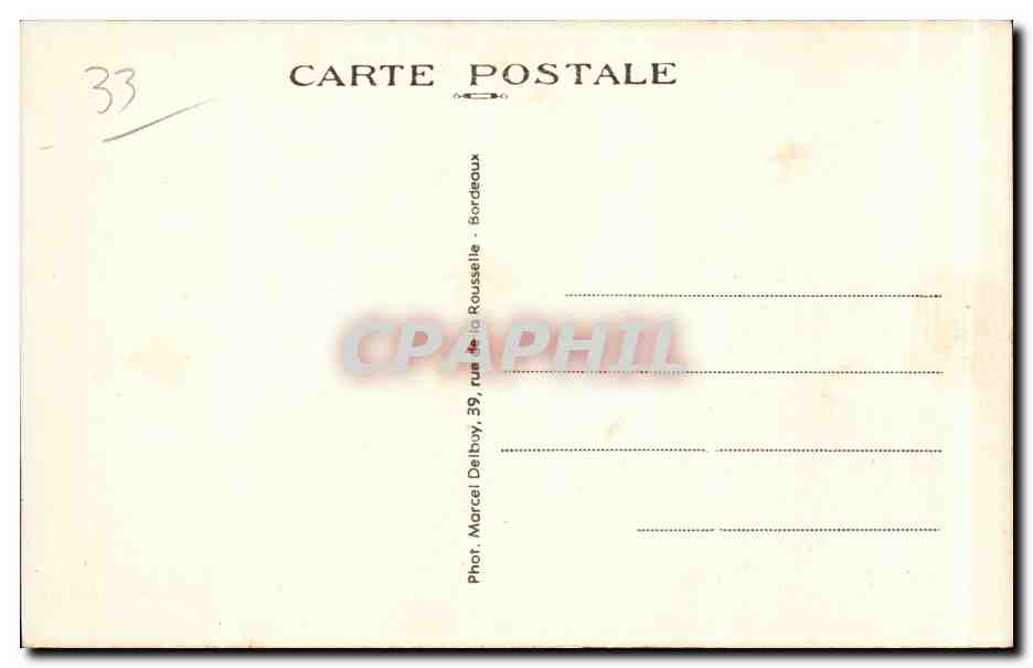 Bordeaux - Caveau de Saint Michel - La Mere et l'Enfant - CPA  — Verso