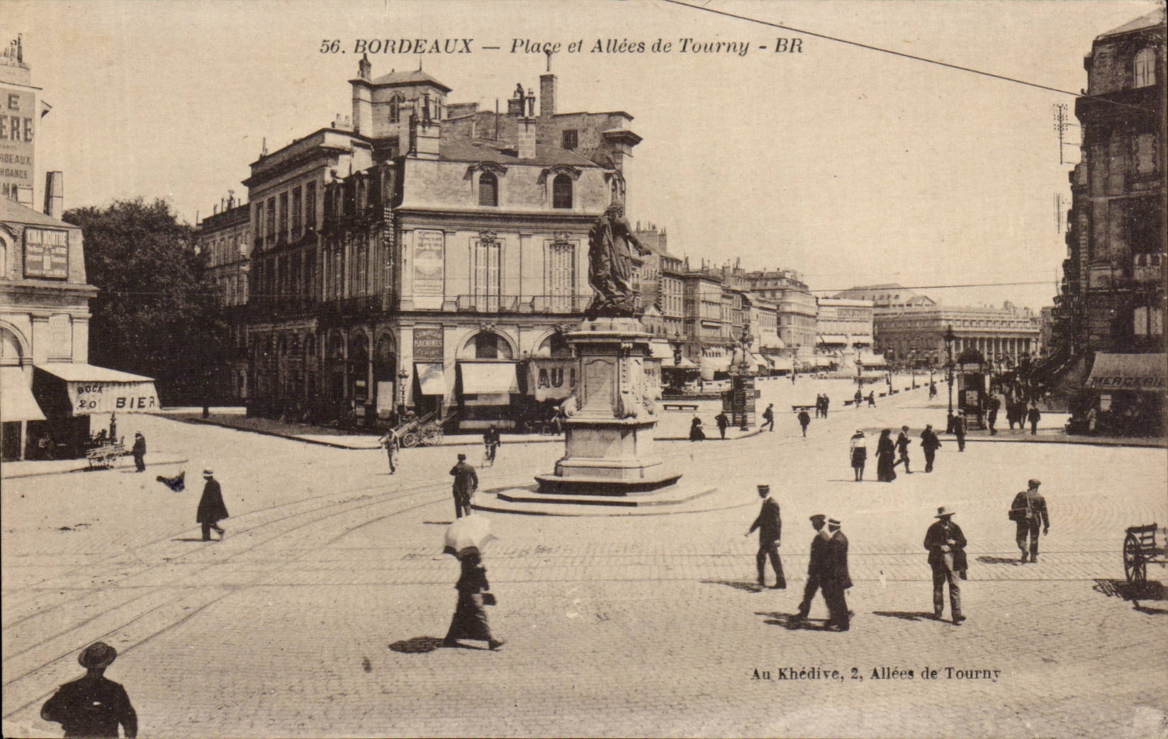 Bordeaux - Place et Allees de Tourny - CPA 