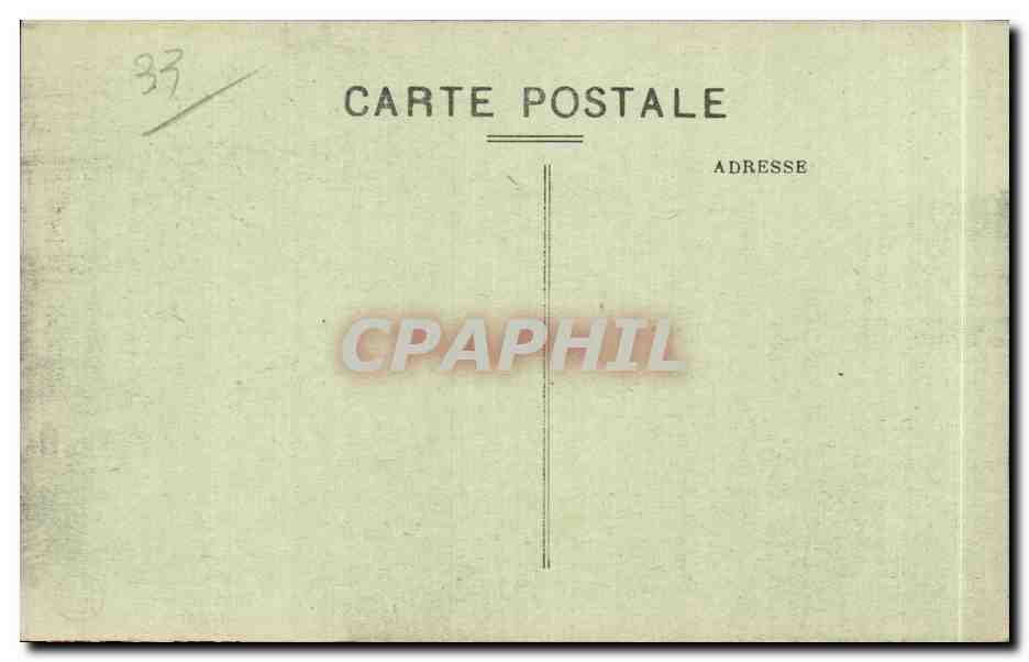 Bordeaux - Gare du Midi - CPA  — Verso