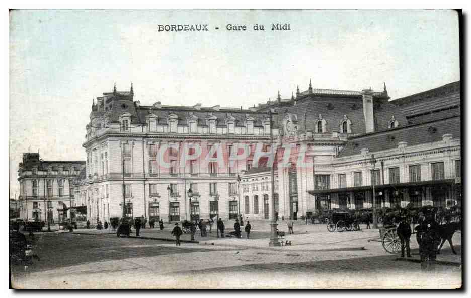 Bordeaux - Gare du Midi - CPA 