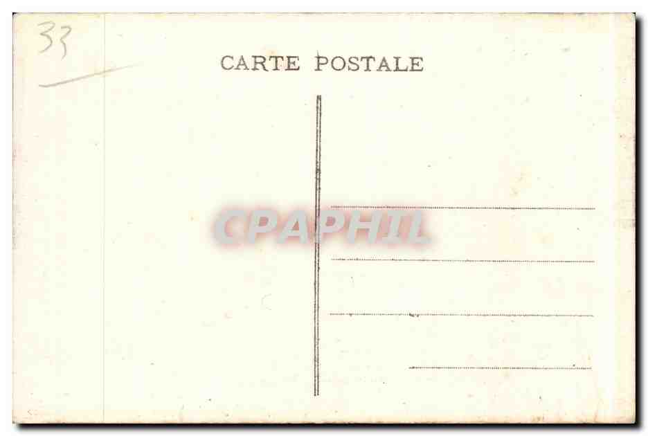 Bordeaux - Fontaine des Trois Graces et la Rade - CPA  — Verso