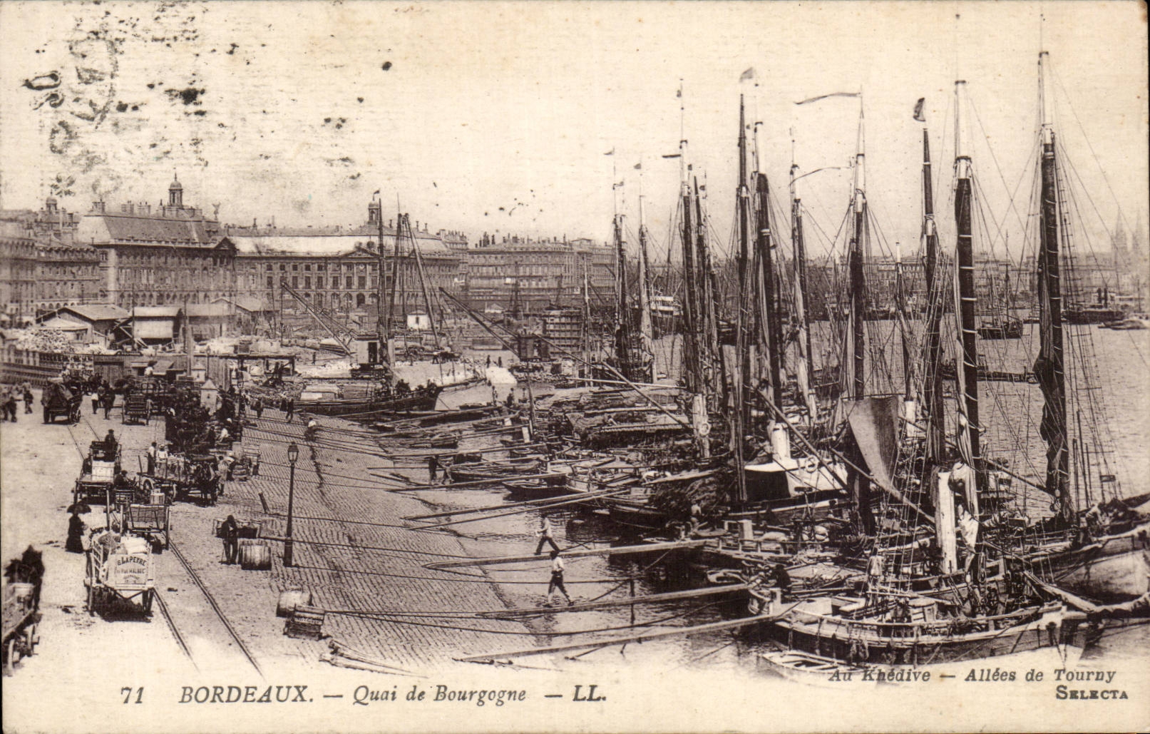 Foire de Bordeaux - Quai de Bourgogne - CPA 