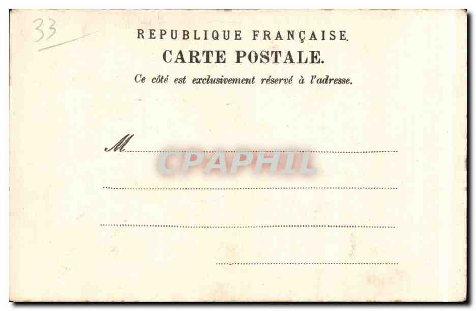Bordeaux - La Caisse d'Epargne - CPA  — Verso
