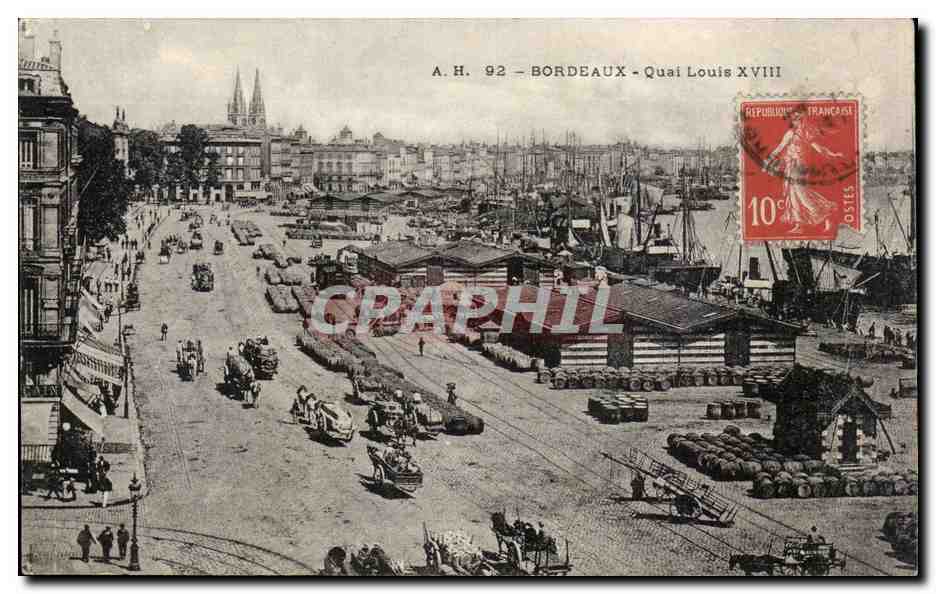 Bordeaux - Quai Louis XVIII - CPA 