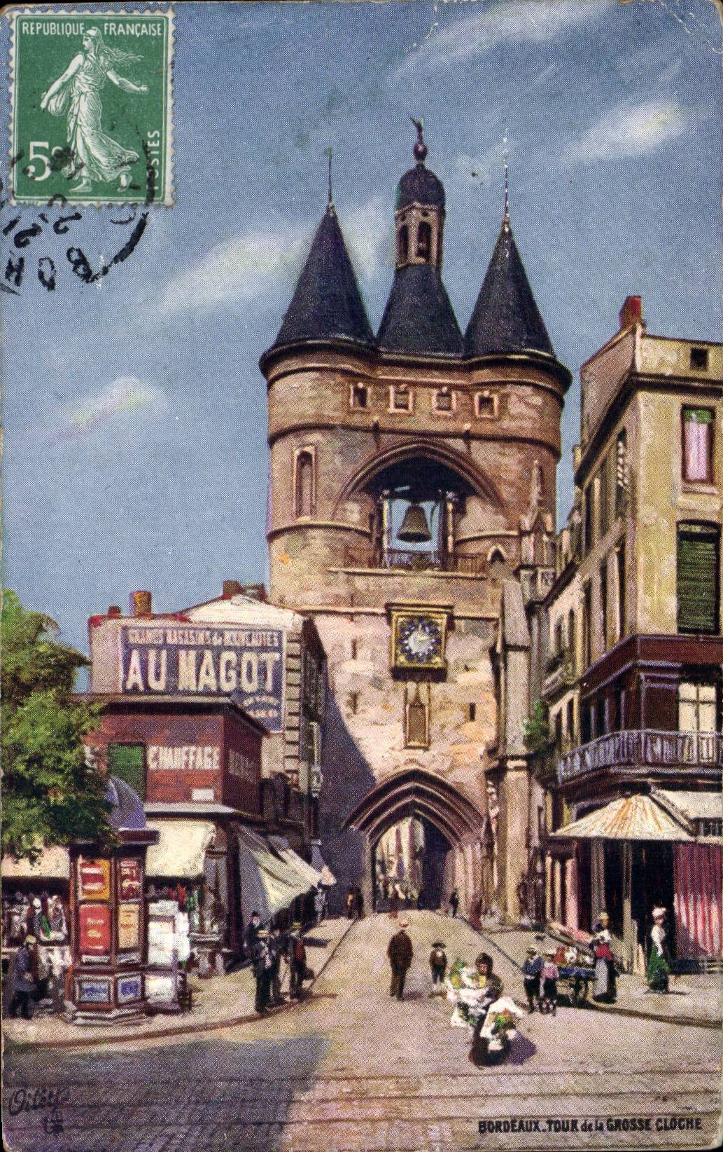 Bordeaux - Cours du Trente Juillet et les Allees de Touny - CPA 
