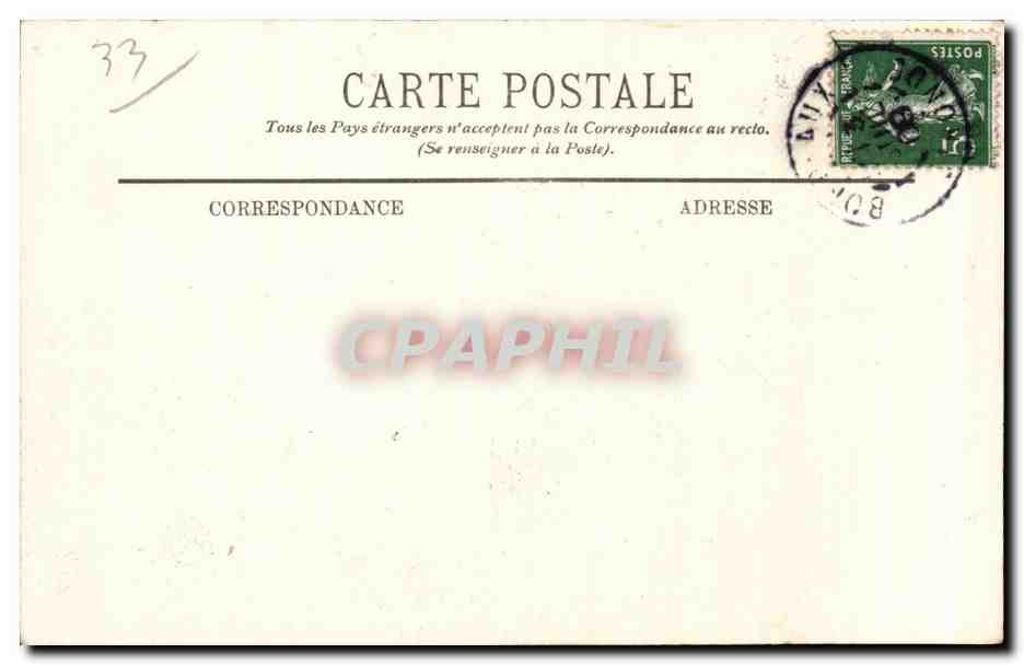 Bordeaux — La Porte du Palais — LL. — Reverso