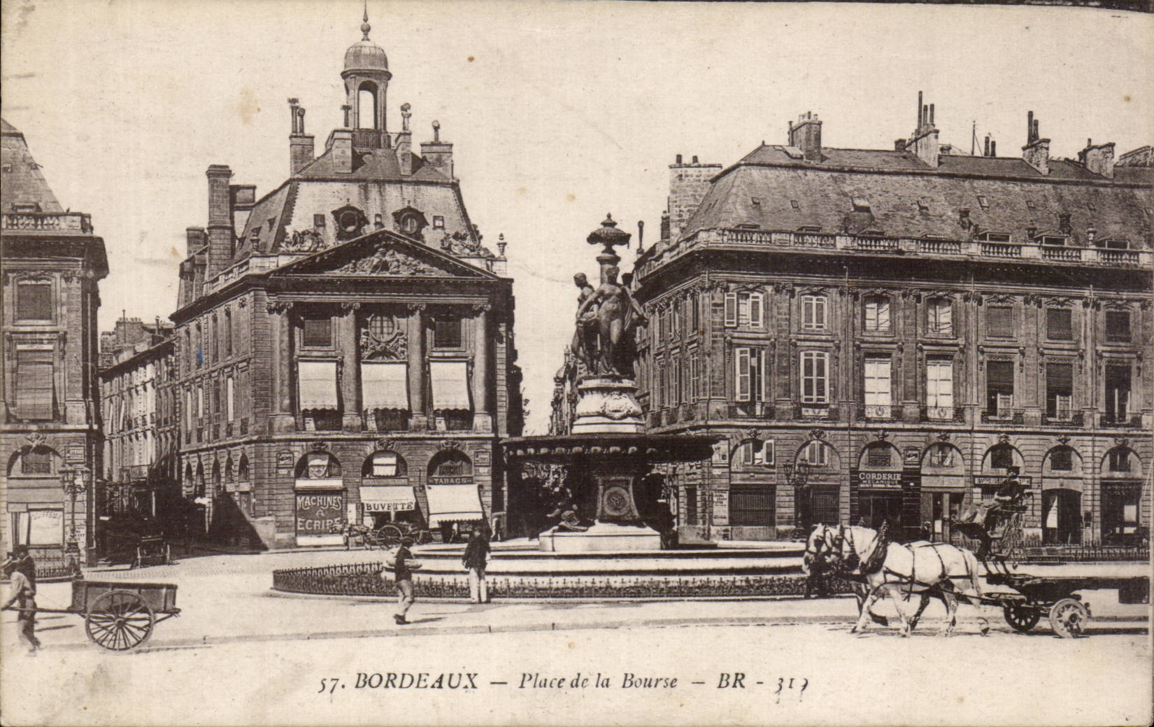 Bordeaux - Place de la Bourse - CPA 