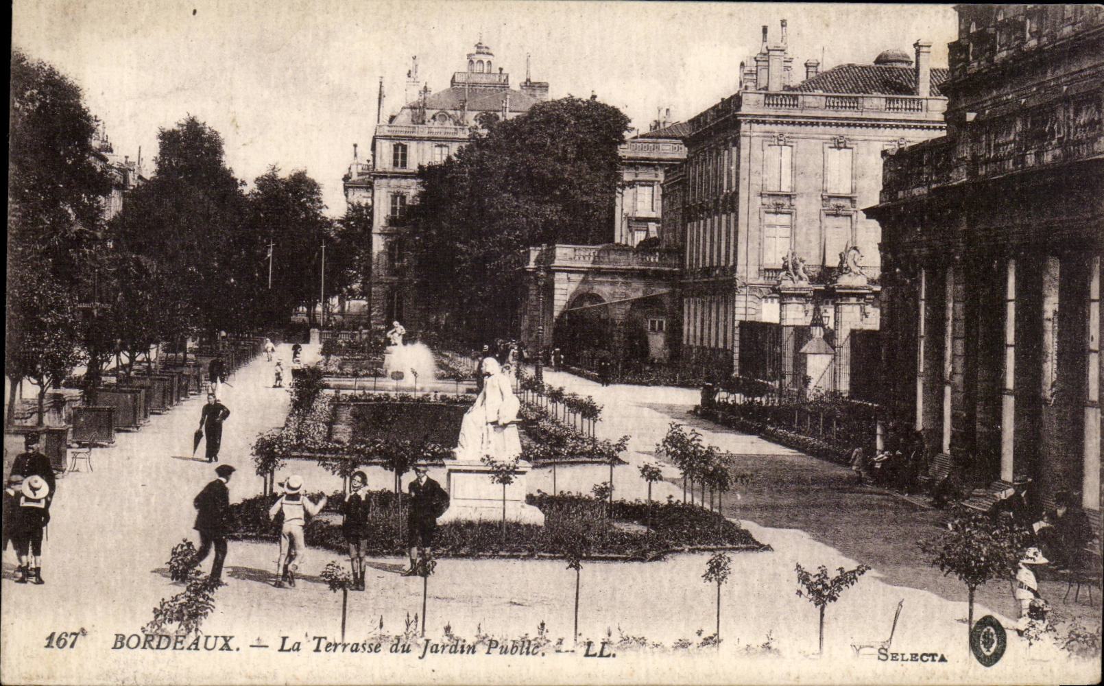 Bordeaux - La Terrasse du Jardin Public - CPA 