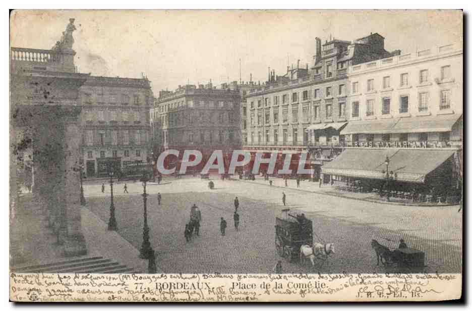 Bordeaux - Place de la Comedie - CPA 