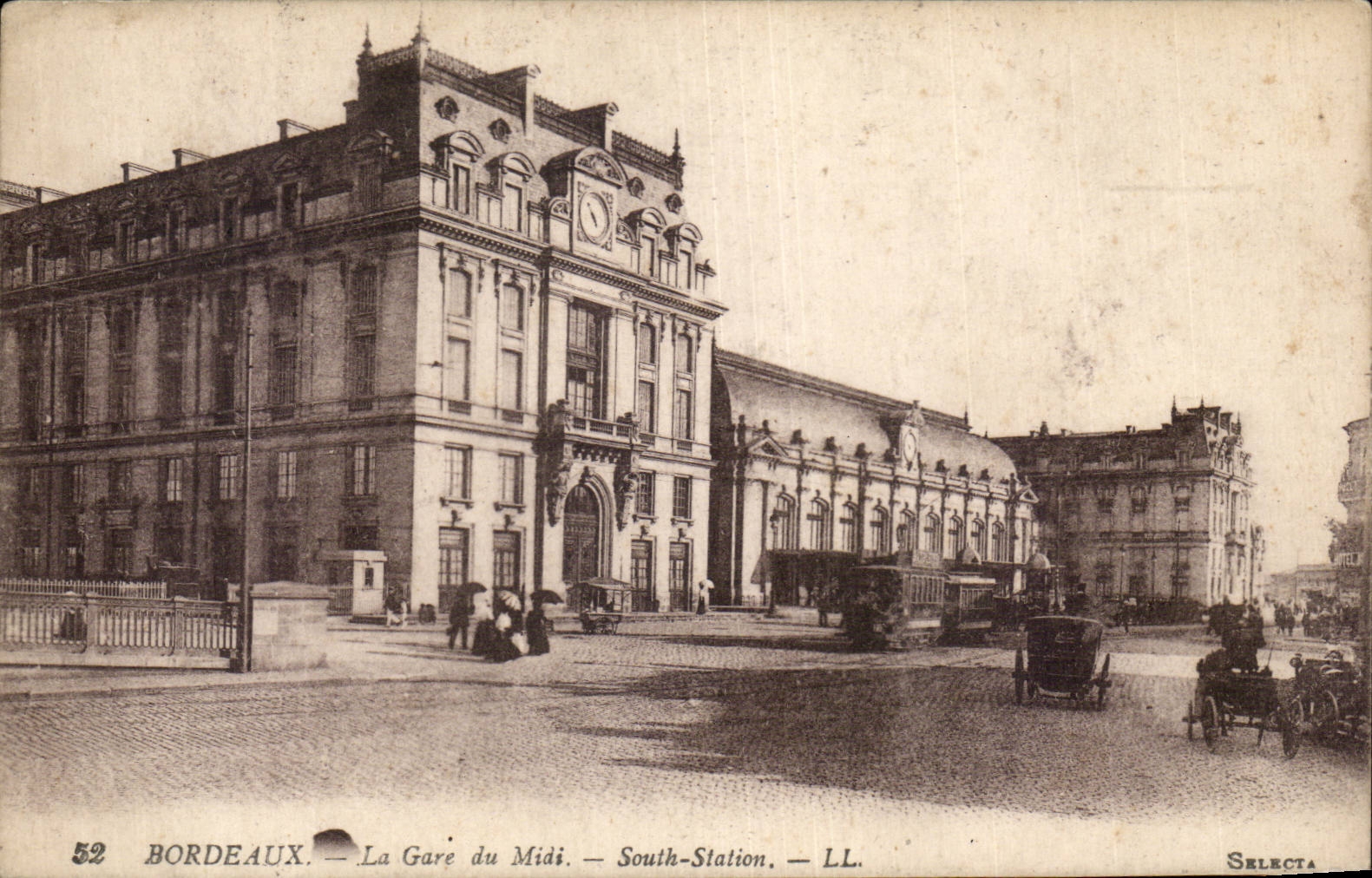 Bordeaux - La Gare du Midi - CPA 