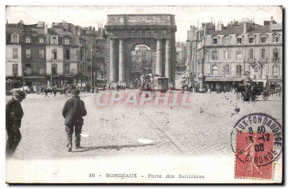 Bordeaux - Porte des Salinieres - CPA 