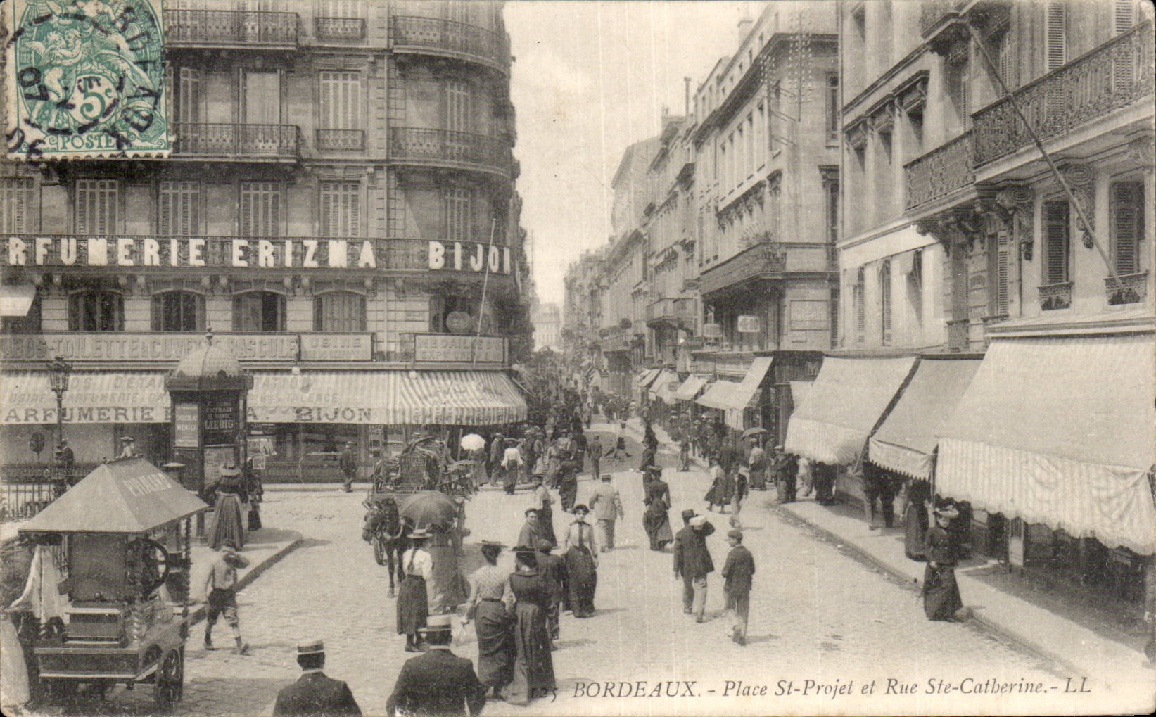 Bordeaux - Place Saint-Projet et Rue Sainte-Catherine — LL