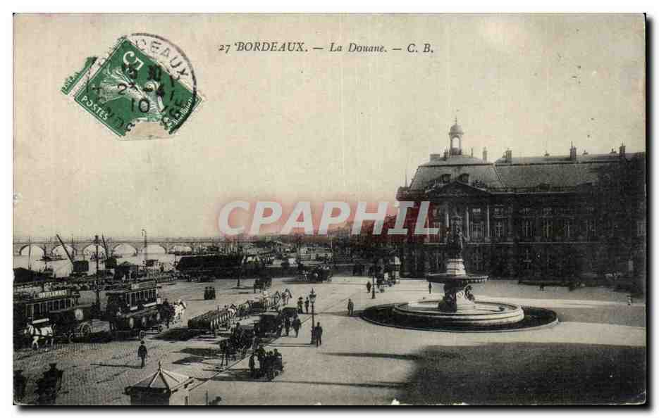 Bordeaux - La Douane - CPA 