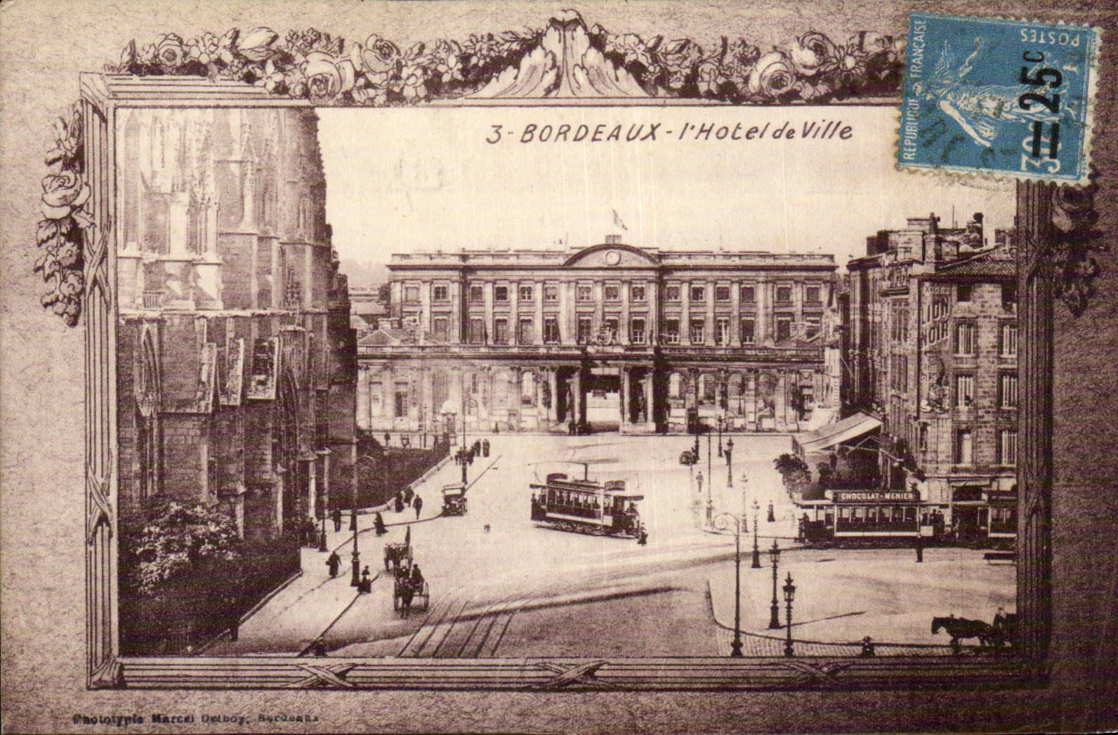 Bordeaux - L'Hotel de Ville - CPA 