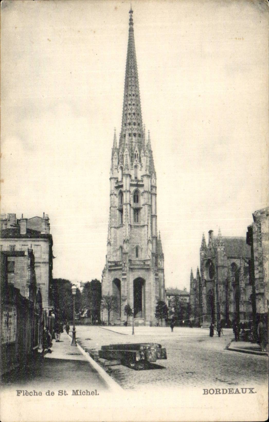 Bordeaux - Fleche de St Michel - CPA 