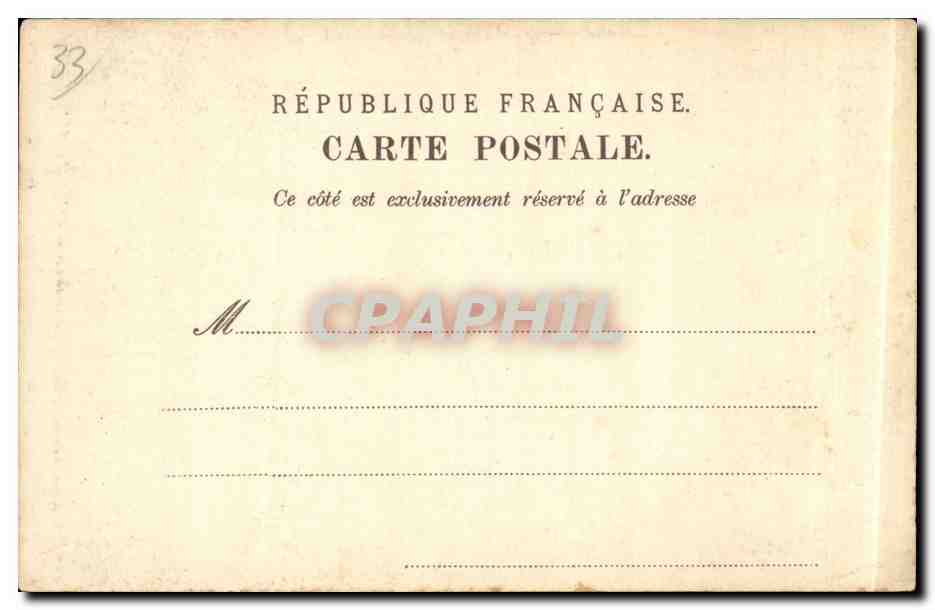Bordeaux - Fleche de St Michel - CPA  — Verso