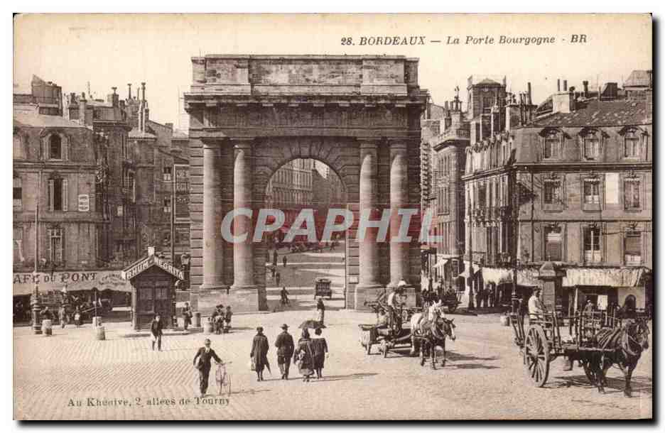 Bordeaux - La Porte Bourgogne - CPA 