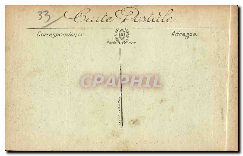 Bordeaux — Place Saint-Projet et Rue Sainte-Catherine — LL. — N° 125 — Verso