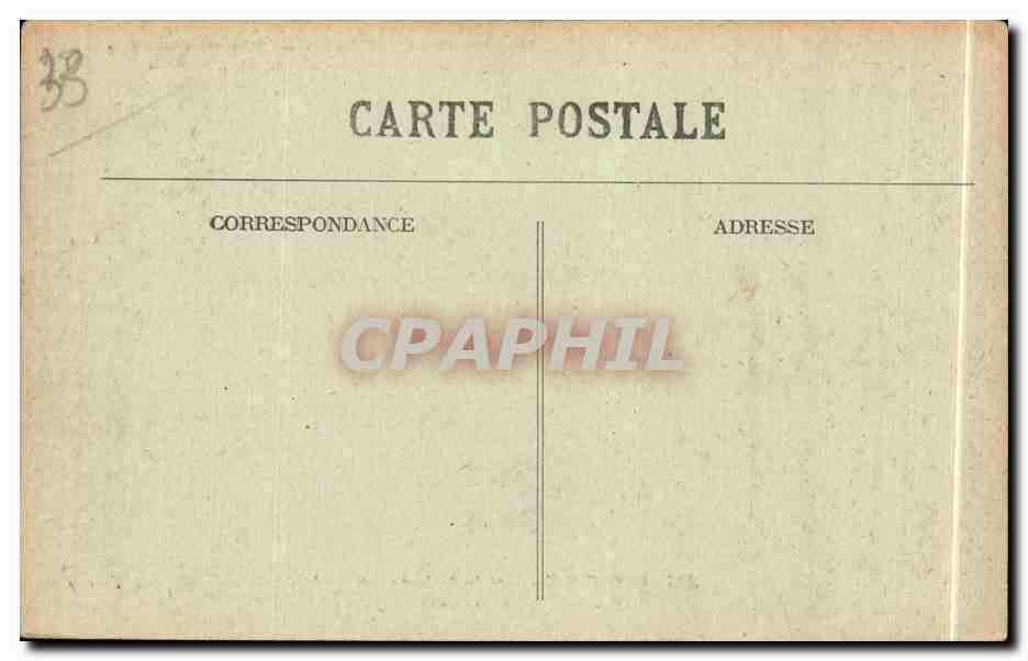 Bordeaux - Theatre Square - Tourny Alleys - XXX Juillet Ave - CPA  — Verso