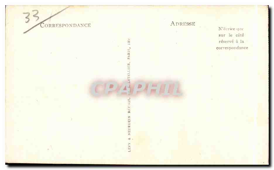 Bordeaux - Les Quais - CPA  — Verso