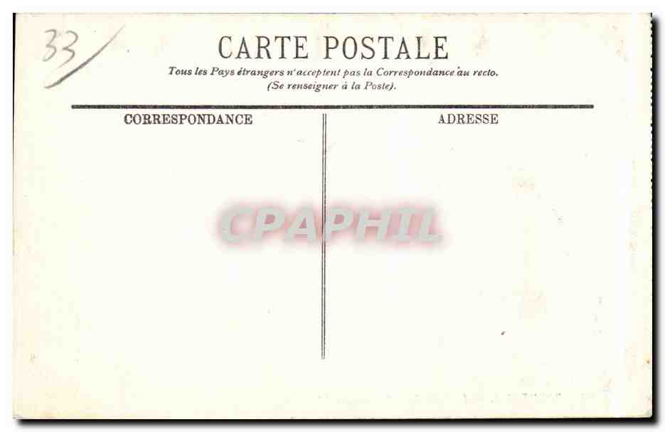 Bordeaux - La Porte des Salinieres - CPA  — Verso