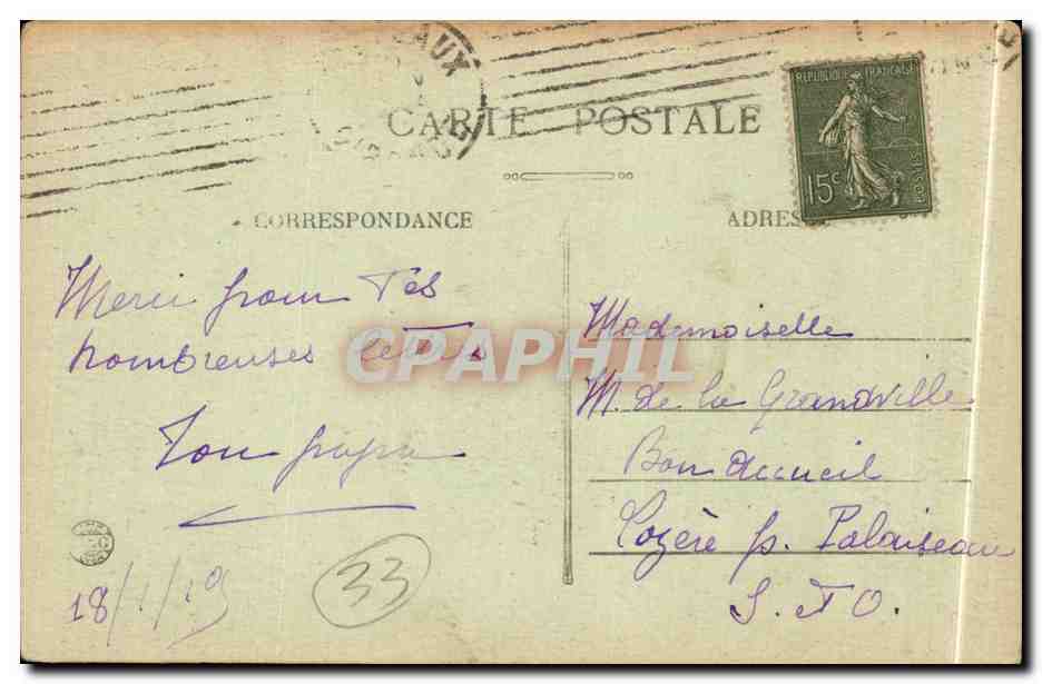 Bordeaux — Les nouveaux Quais — BR - 639 — Robert Frères — Verso