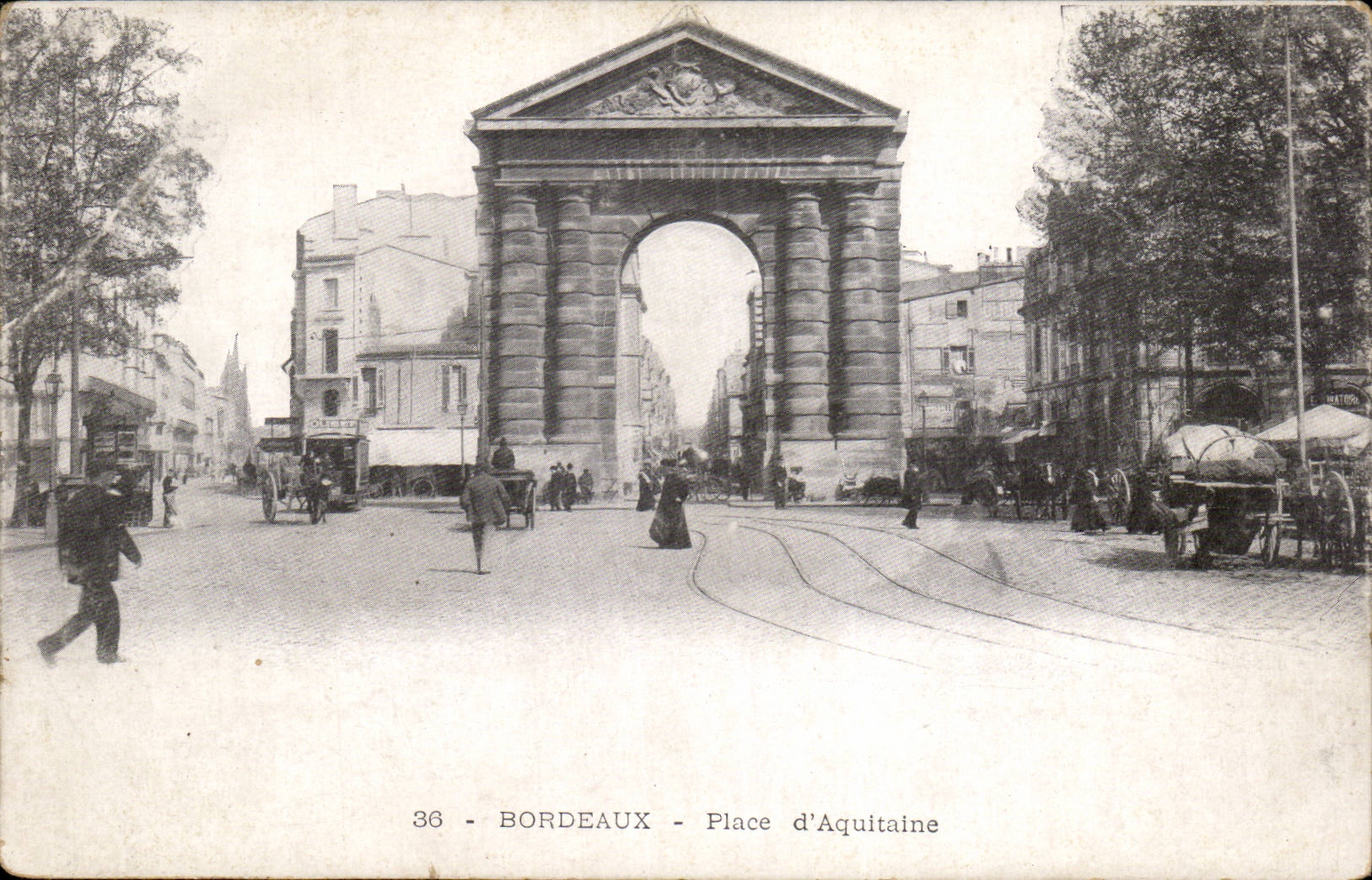 Bordeaux - Place d'Aquitaine - CPA 