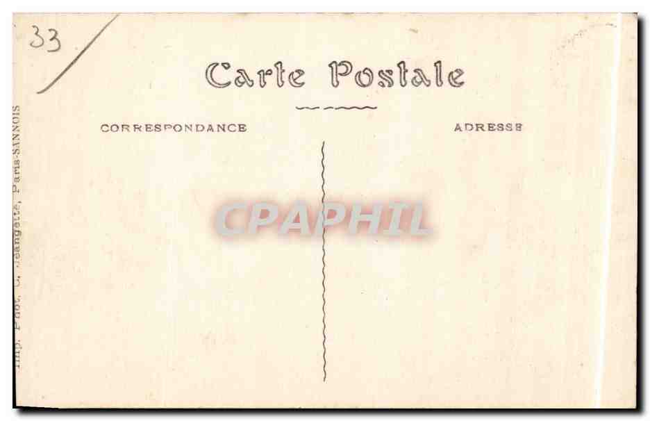Bordeaux - La Prefecture - CPA  — Rückseite