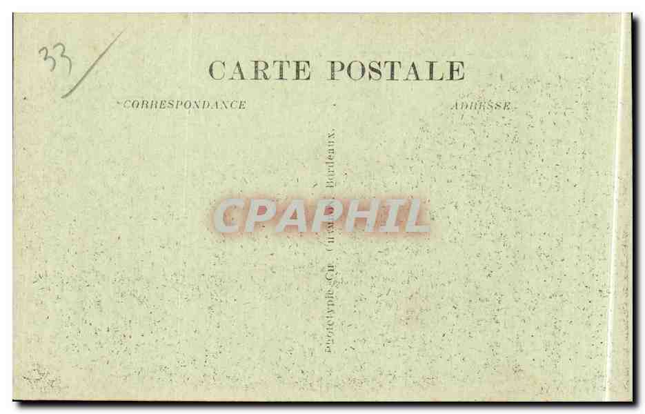 Bordeaux - Les Quais Sud et la Douane - CPA  — Verso