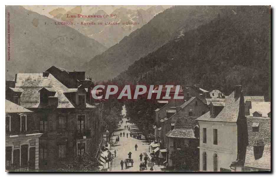 Luchon - Entree de l'Allee - CPA 