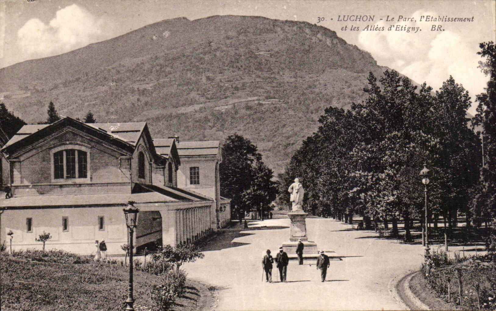 Luchon - Le Parc - L'Etablissement - Les Allees d'Etigny - CPA 