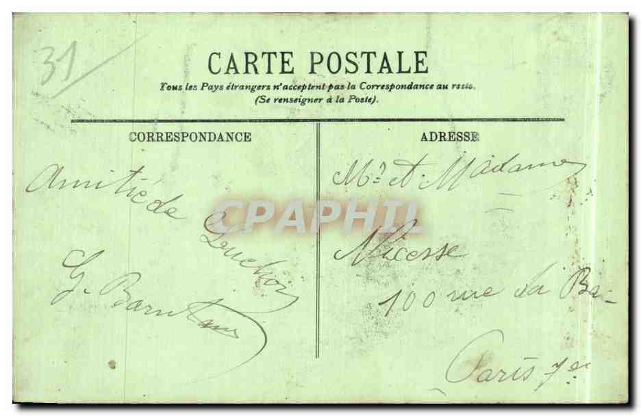 Luchon — Le Casino — LL. — n° 155 — Reverso