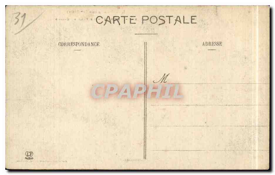 Luchon - Le Parc du Casino - CPA  — Rückseite