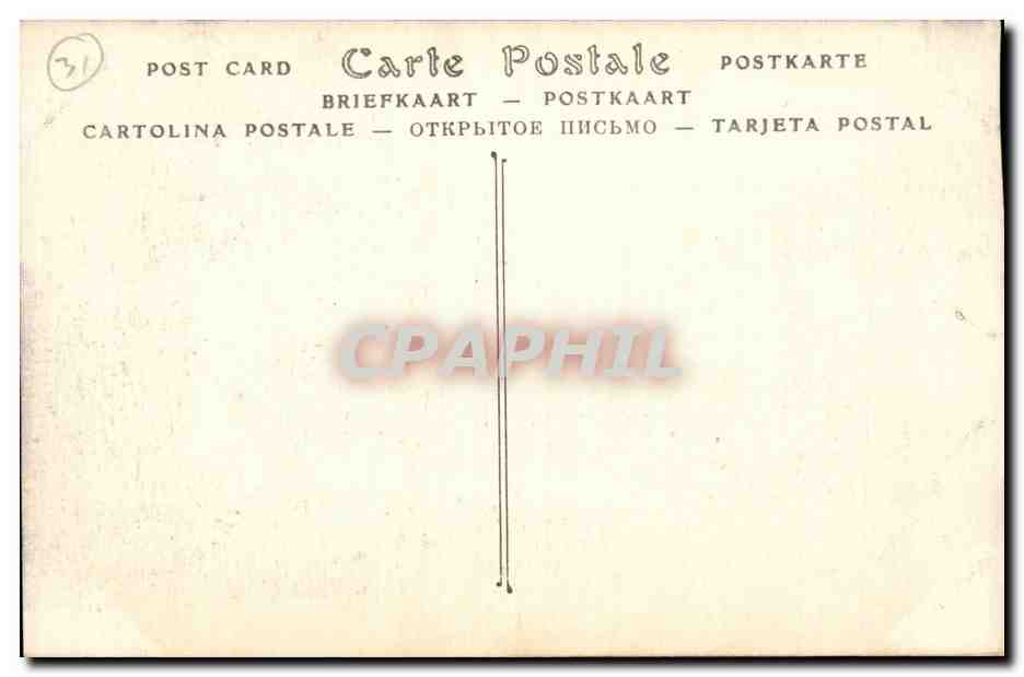 Toulouse - Le Grand Rond - CPA  — Verso