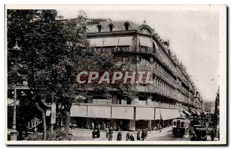 Toulouse - La Rue Alsace Lorraine - CPA Au bon Marche Grand magasin