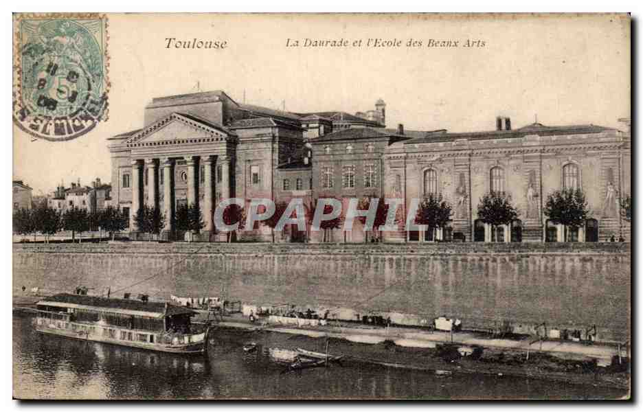 Toulouse — La Daurade et l'École des Beaux-Arts — éditeur inconnu, n° de série non visible