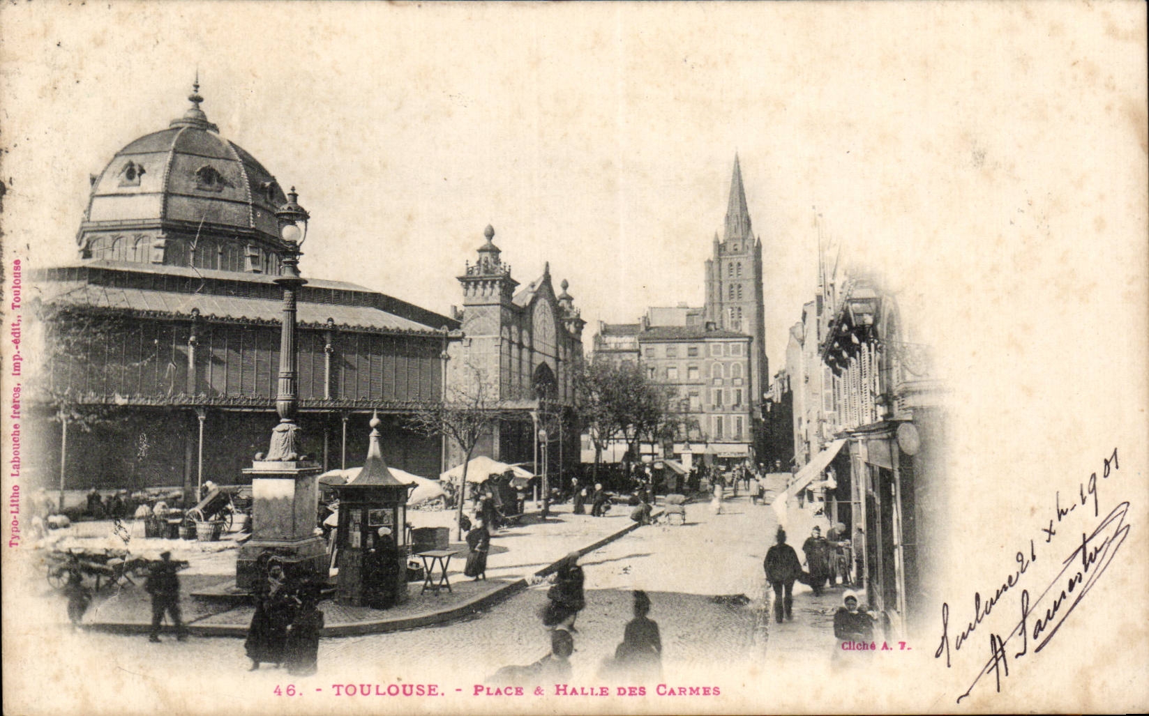 Toulouse - Place & Halle des Carmes — Tyro-Libo Labouche, imp.-édit. Toulouse, n°46