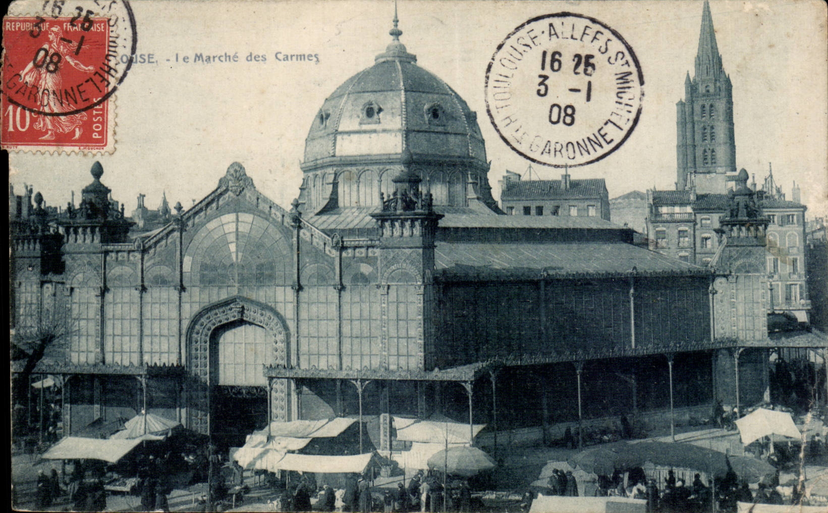 Toulouse - Le Marché des Carmes — éditeur J. Magener et Cie