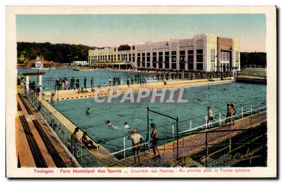 Toulouse - Parc Municipal des Sports - La Piscine - Swimming Pool - CPA 