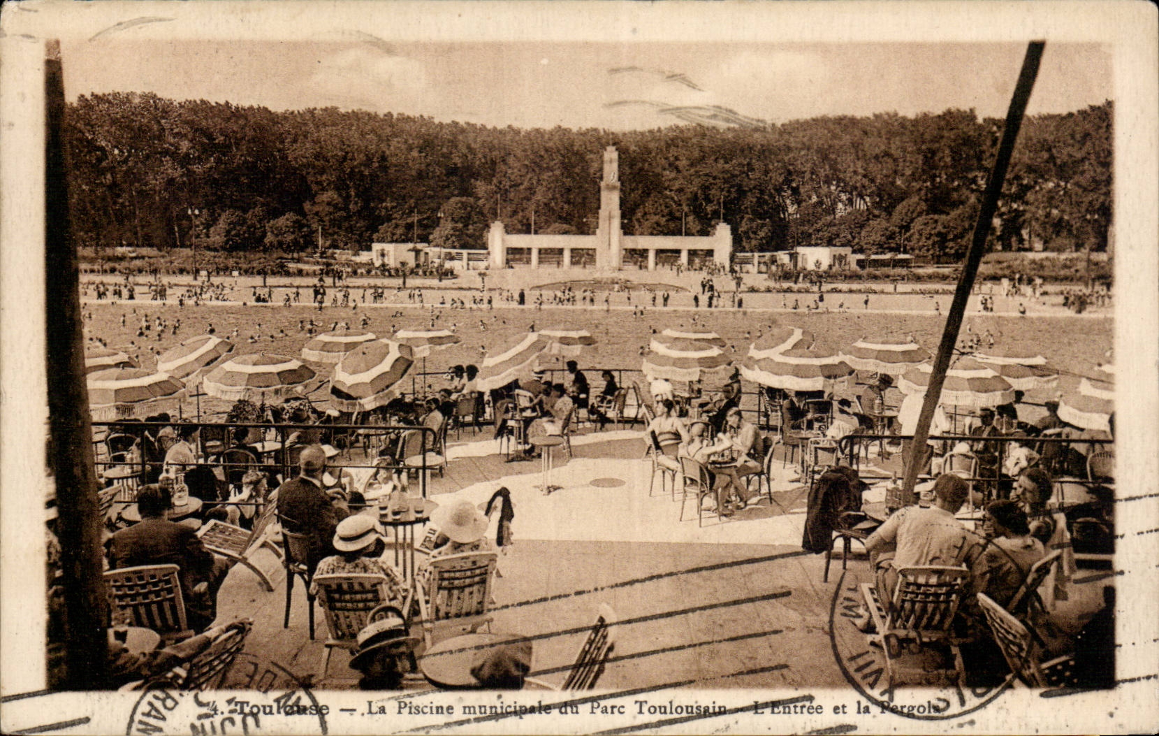 Toulouse - La Piscine Municipale - Swimming Pool - CPA 