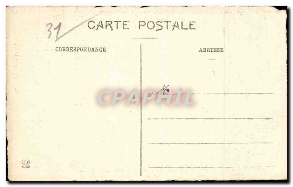 Toulouse - La Basilique St Sernin et le college Saint Raymond en 1760 - CPA  — Verso