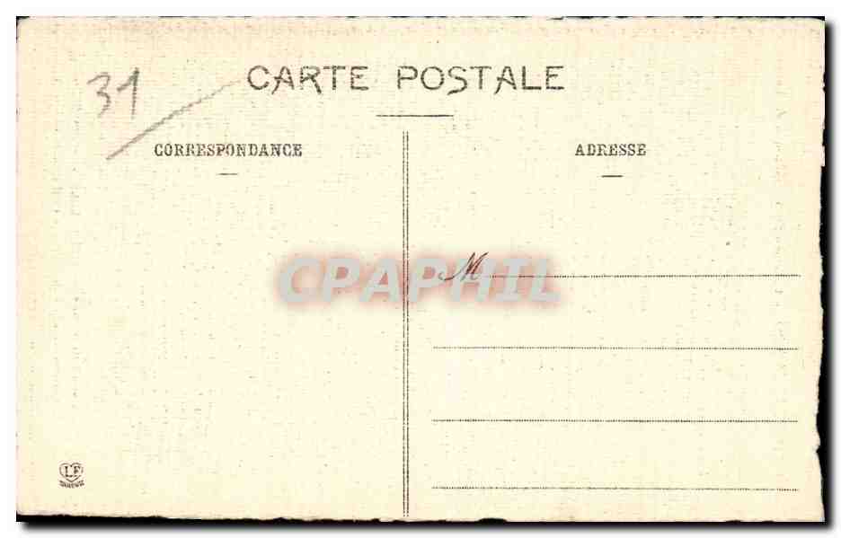 Toulouse - Le Vieux Toulouse - Porte de l'Inquisition L'une des portes de l'enclos du chateau Narbonnai s CPA  — Rückseite