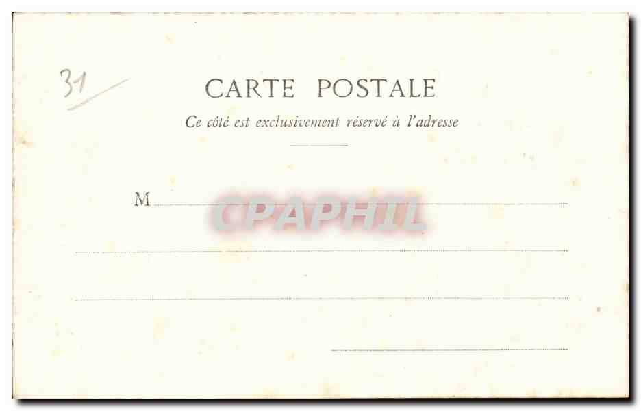 Toulouse - Vue Generale sur la Garonne - CPA  — Verso