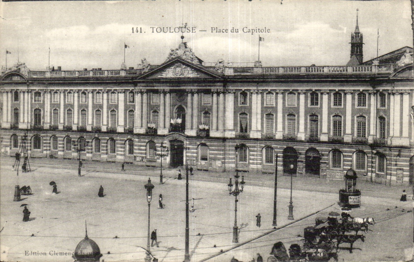 Toulouse — Place du Capitole — Édition Clemenceau - Recto
